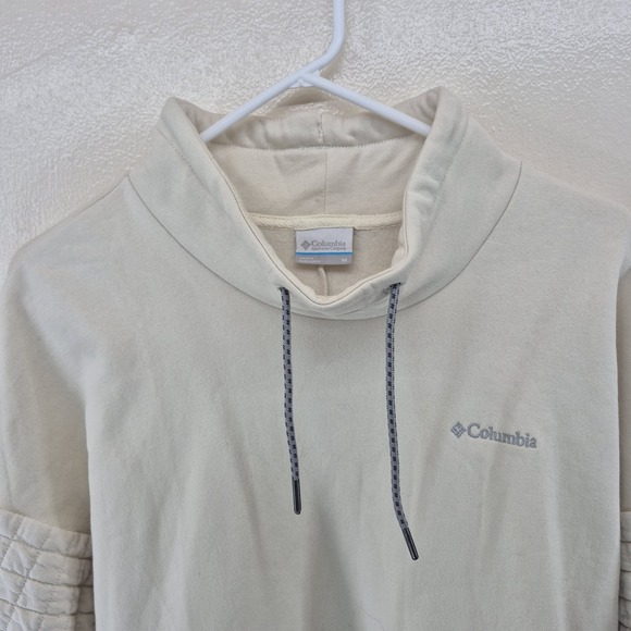 Columbia Sunday Summit Pullover Sweatshirt • Medium • Quilted Cream - Picture 6 of 7